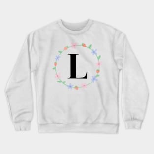 “L” initial Crewneck Sweatshirt